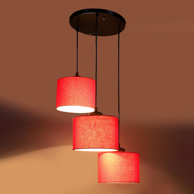 Lumera Drift Metal Ceiling Lamp - Red media 6