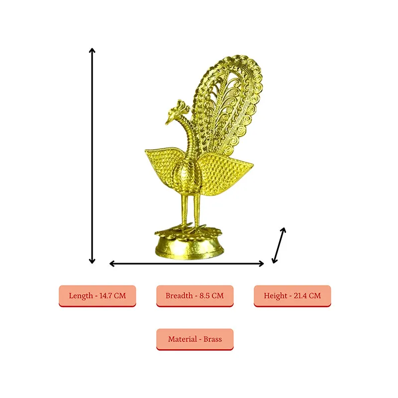 Mayoor Natan Brass Showpiece media 8