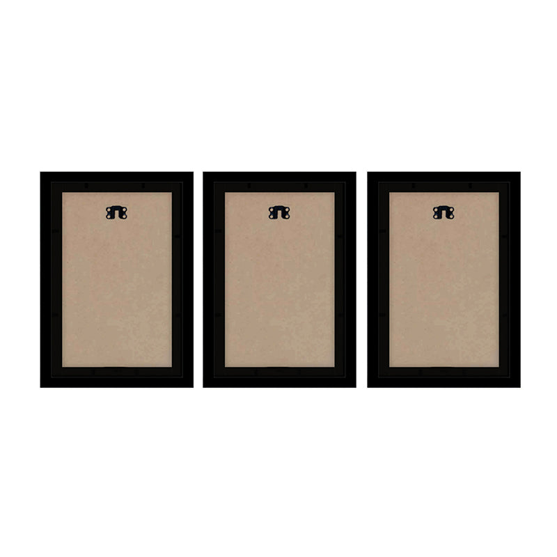 Amber Veins & Leaves Wall Art With Frame - Set Of Three media 6