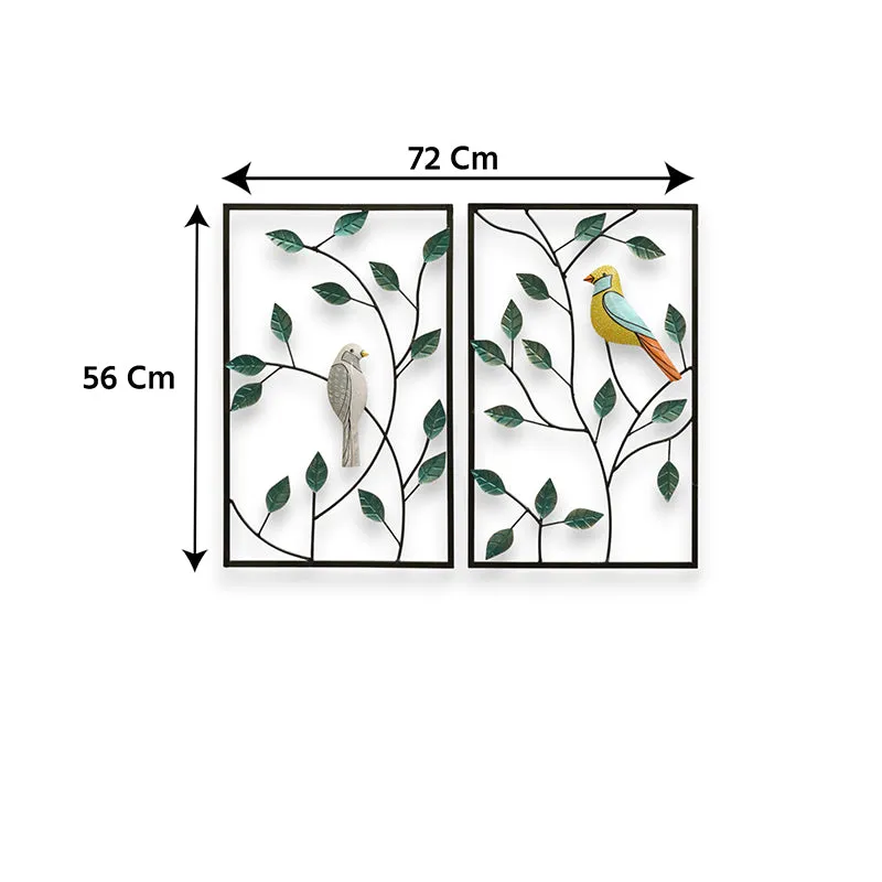 Aviary Metal Wall Accent - Set Of Two media 5