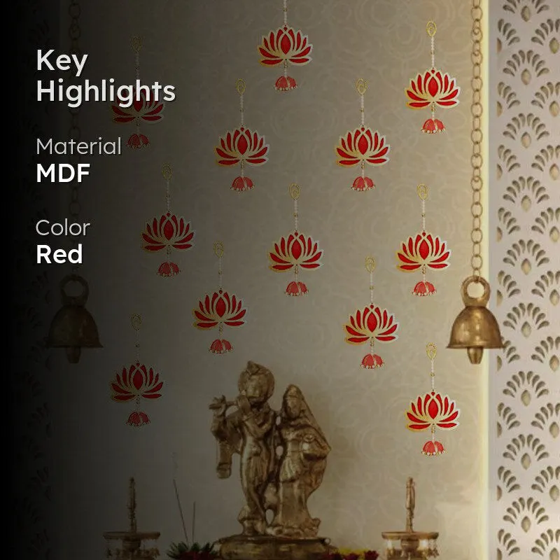 Kamal Sima Latkan (Red) - Set Of Twelve media 2