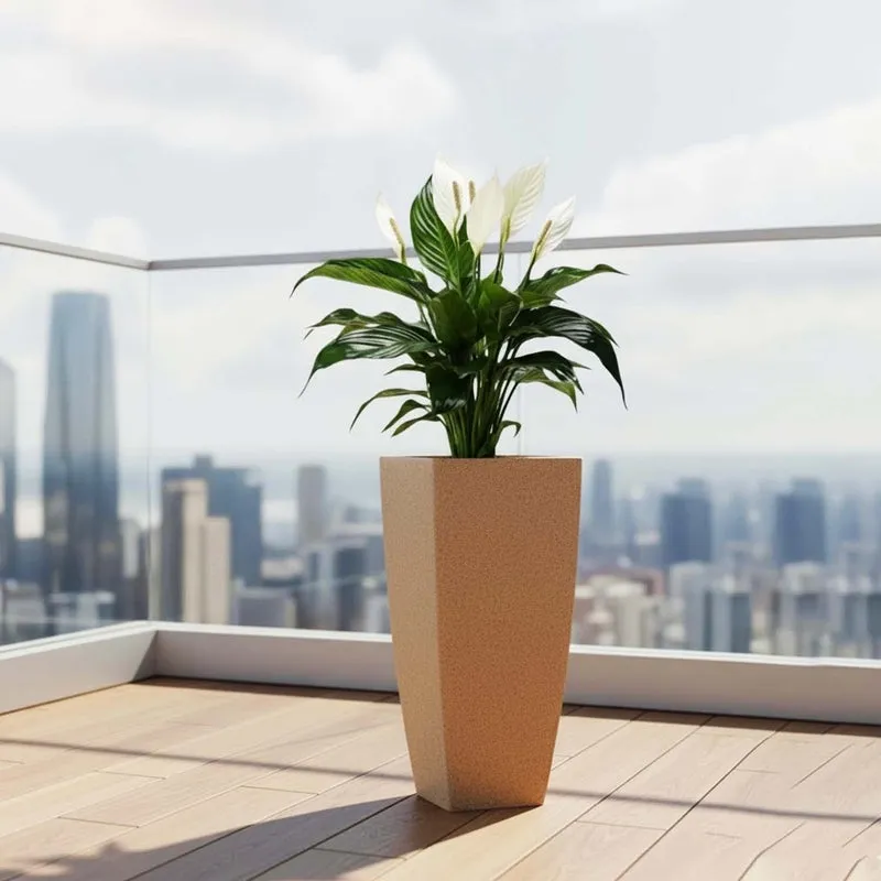 Obsidian Bloom Planter - Brown media 3