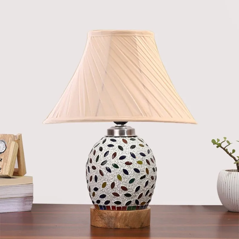 Velora Arc Wooden Table Lamp - Multicolor media 4