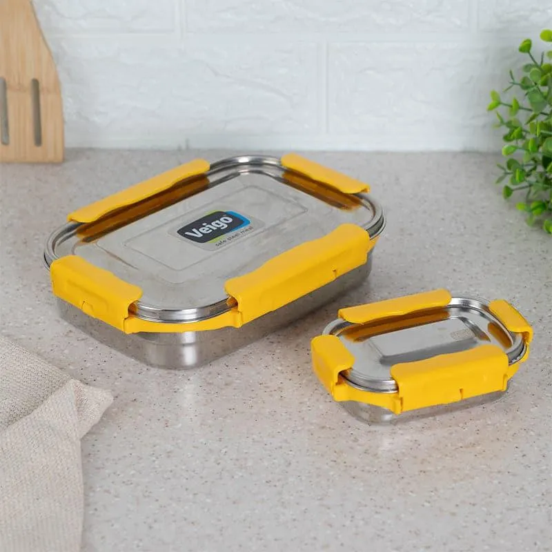 Ligo Yellow Lunch Box (800/150 mL) - Two Piece Set media 4