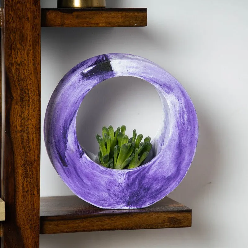 Archo Moon Planter - Purple media 2