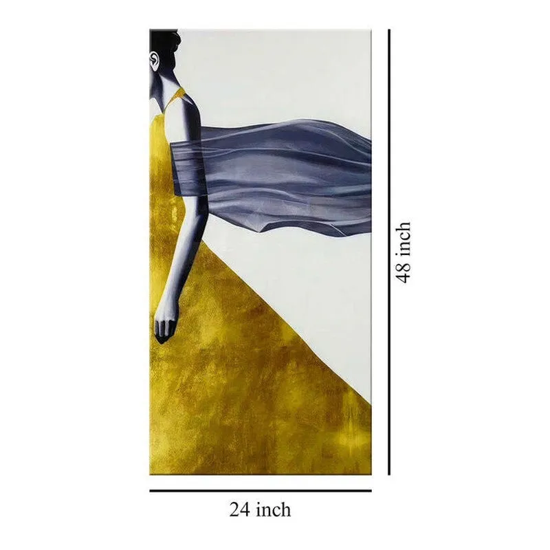 Abstract Woman Wall Painting media 7