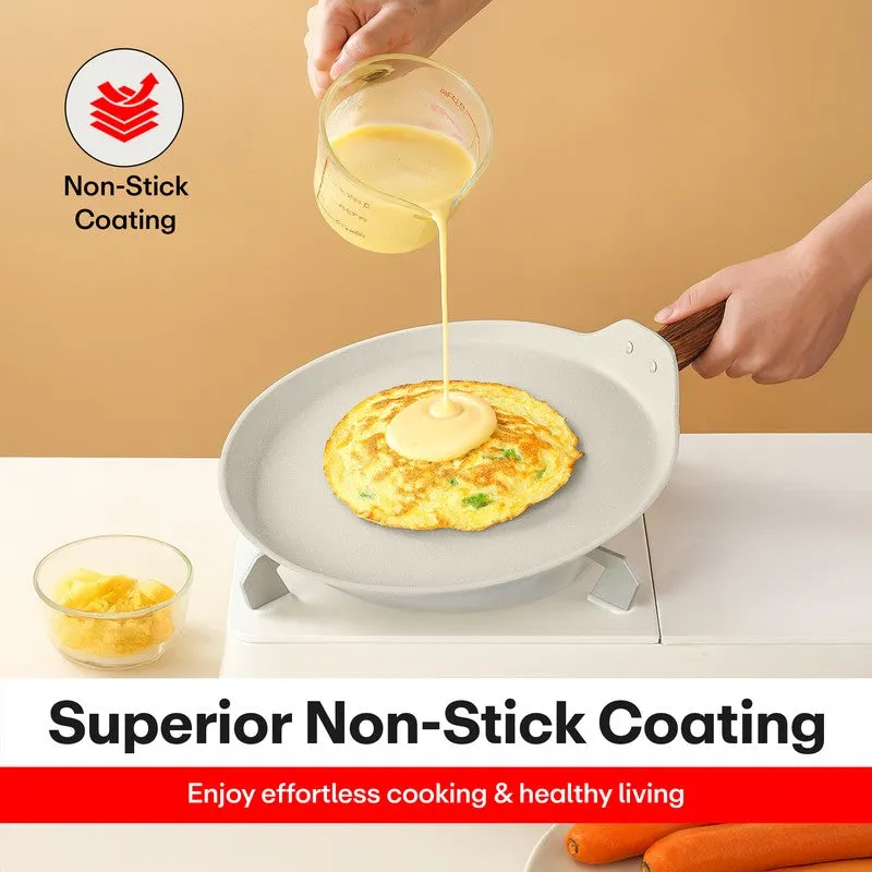 Rioware SmoothSpread Cast Aluminium Non-Stick Dosa Tawa - 24 cm media 5
