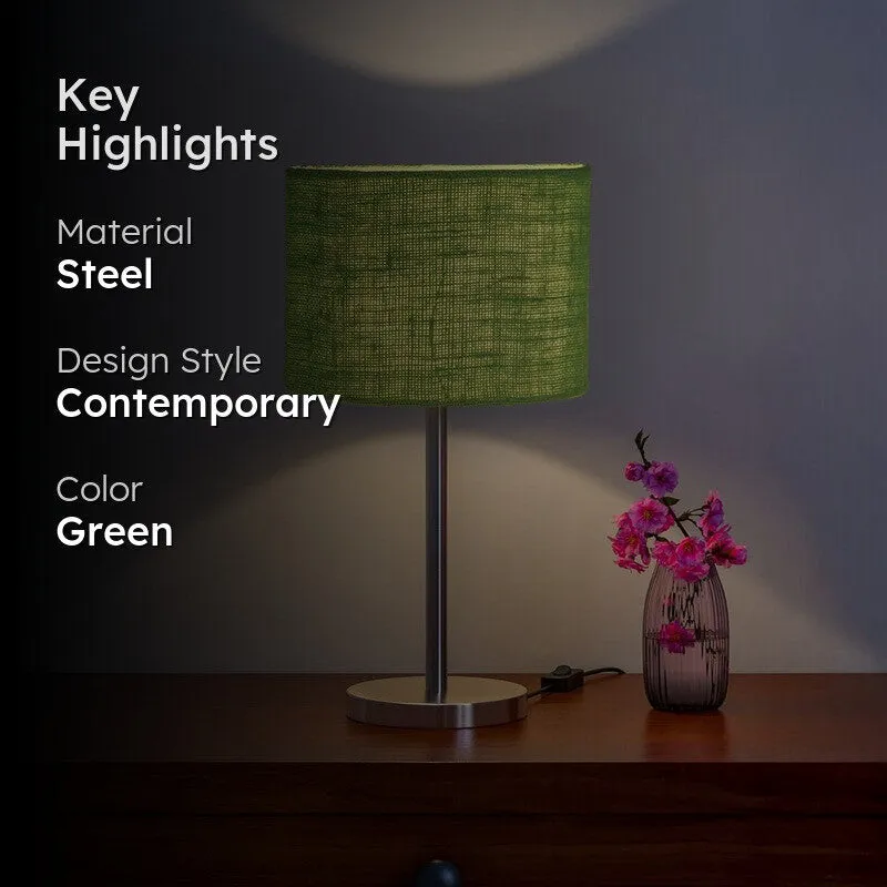 Noctra Echo Glow Metal Table Lamp - Green media 2