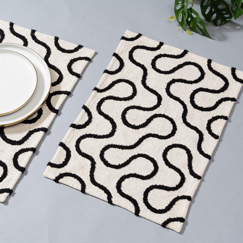 Iztac Hand EmbroideredTable Mat - Set Of Two