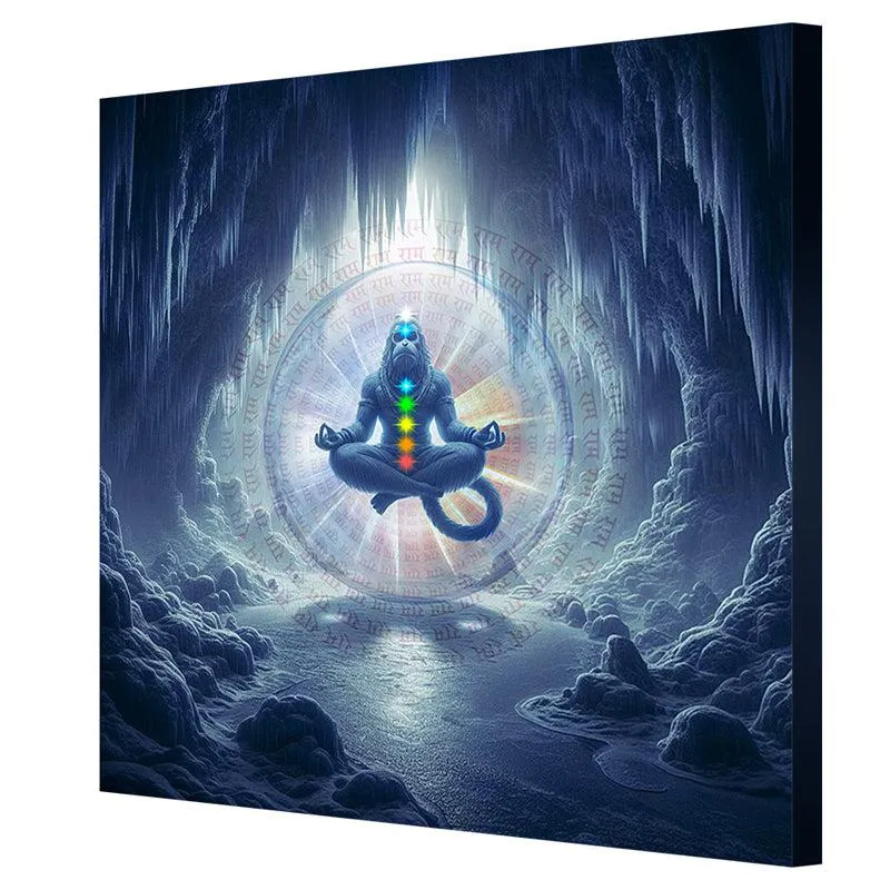 Holy Shivalinga Pooja Wall Painting media 5