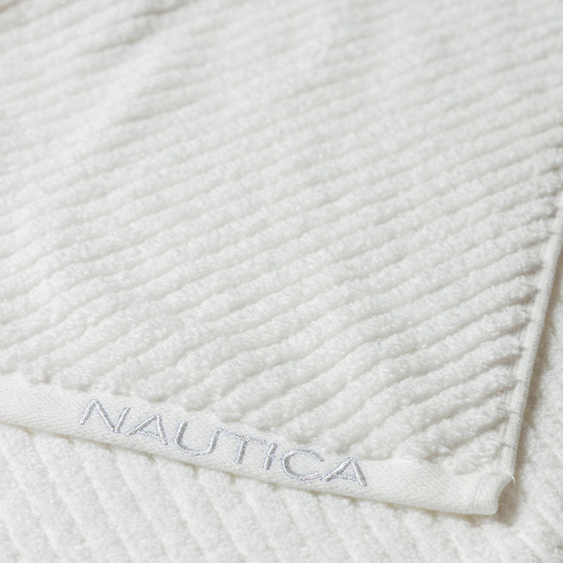 Nautica Riviera Soft Cotton Hand Towel (White) - Set Of Six media 6