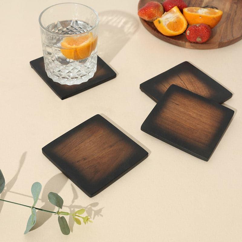 Stefon Acacia Wood Coasters - Set Of Four