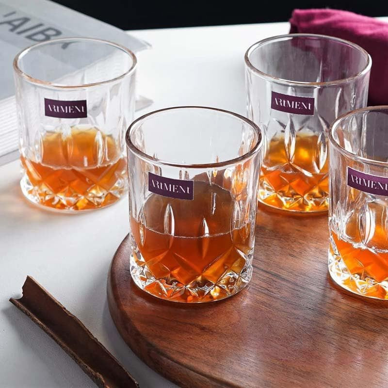 Luxuriate Old Fashioned Glasses (230 ml ) - Set Of Four media 4
