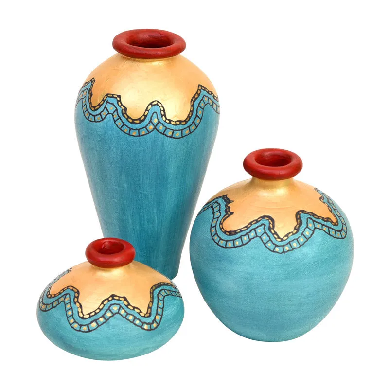Rianna Terracotta Vase - Three Piece Set media 4
