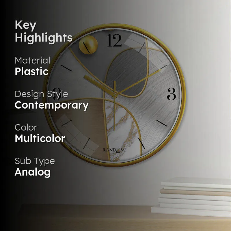 Bodh Sweep Silent Wall Clock media 2