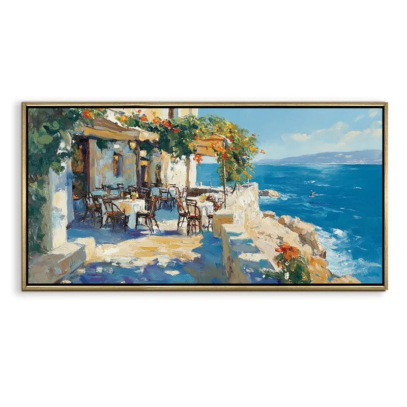 Fuchsia Canvas Wall Painting With Frame media 3