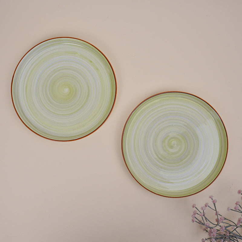 Lunar Green Snack Plate - Set Of Two image 5