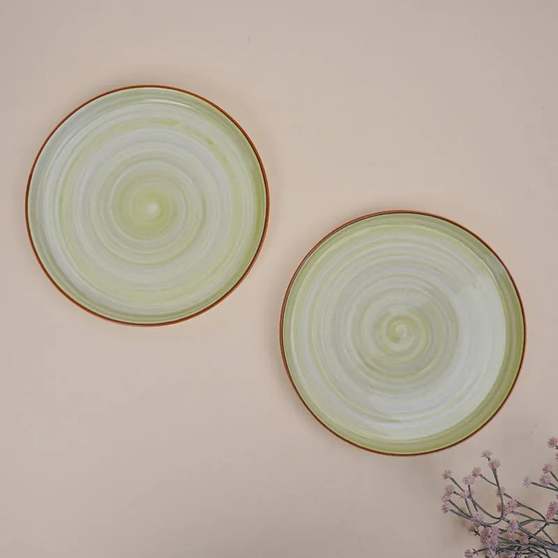 Lunar Green Snack Plate - Set Of Two media 5