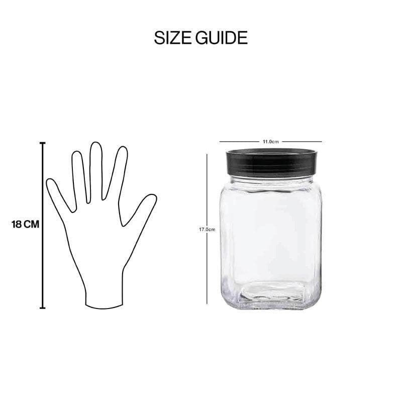 Bento Storage Jar with Lid (1200 mL Each)- Set of Two media 6