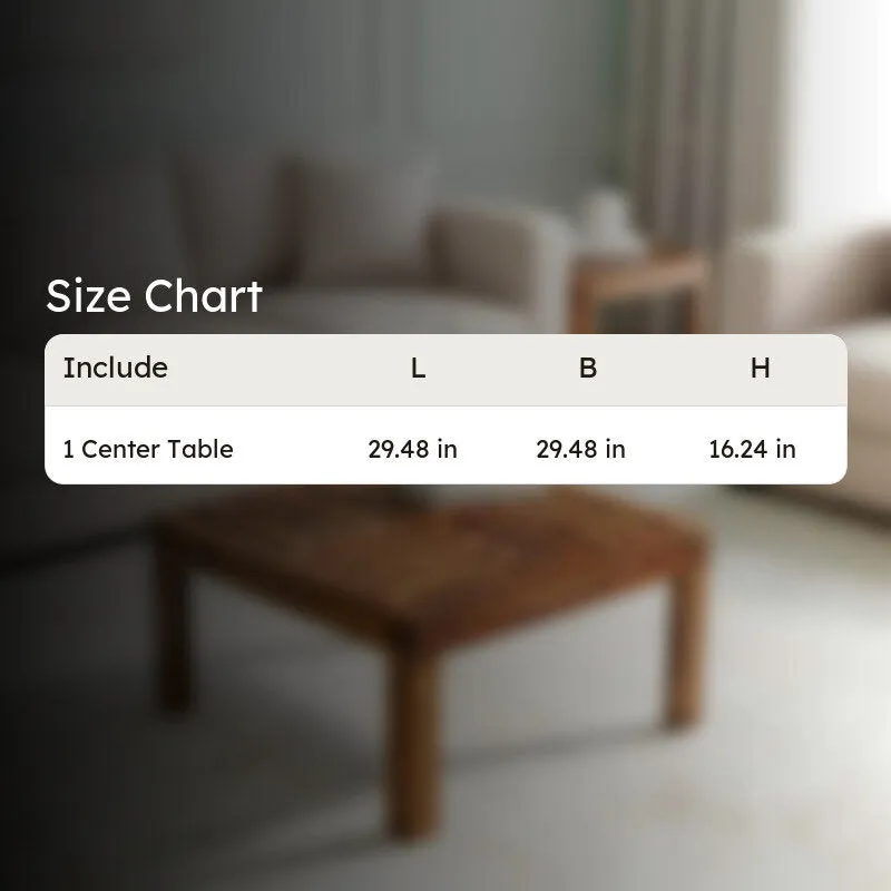 Nervon Sheesham Wooden Center Table - Brown media 10
