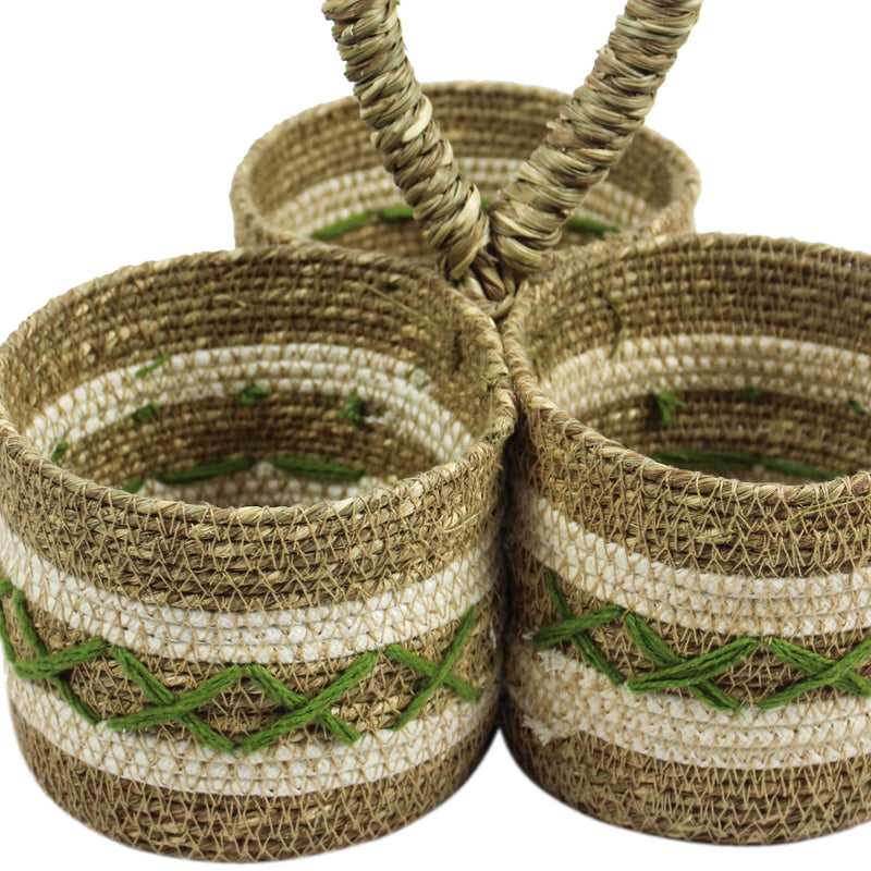 Araiya I Sea Grass Natural Fiber Storage Basket media 4