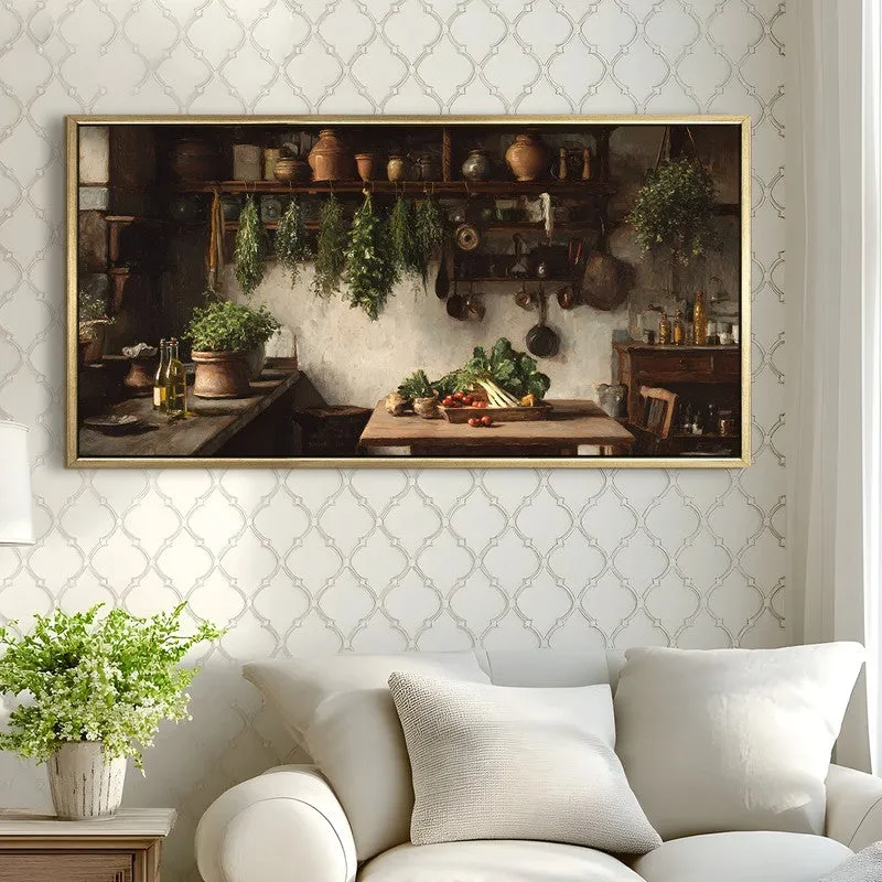 Earthen Comfort Canvas Wall Painting With Frame media 4