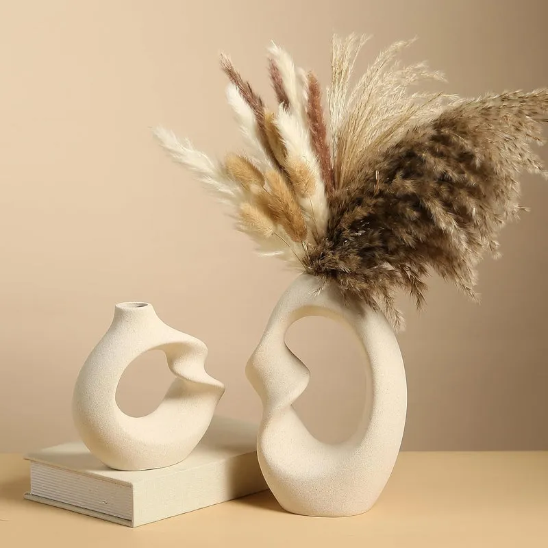 Twistra Ceramic Vase - Set Of Two media 4