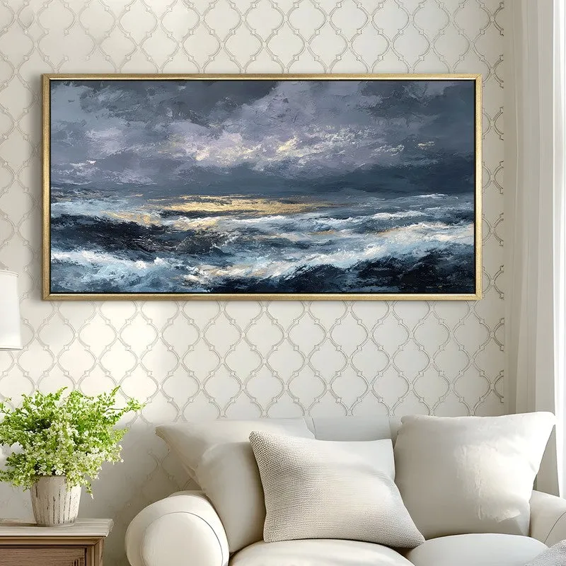 Obsidian Ocean Canvas Wall Art media 4