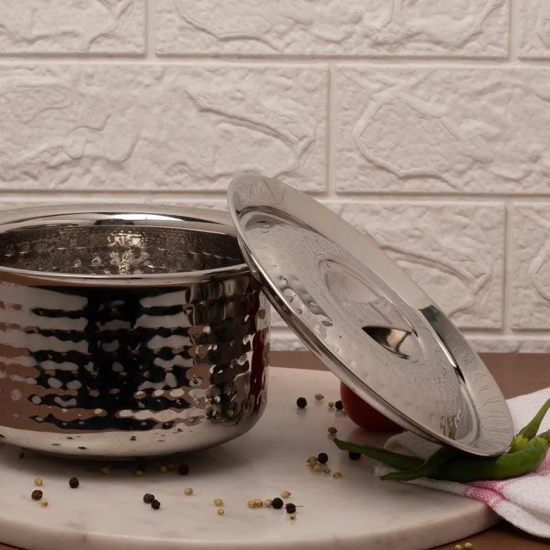 Serendipity Stainless Steel Pateela With Lid - 4850 mL media 3