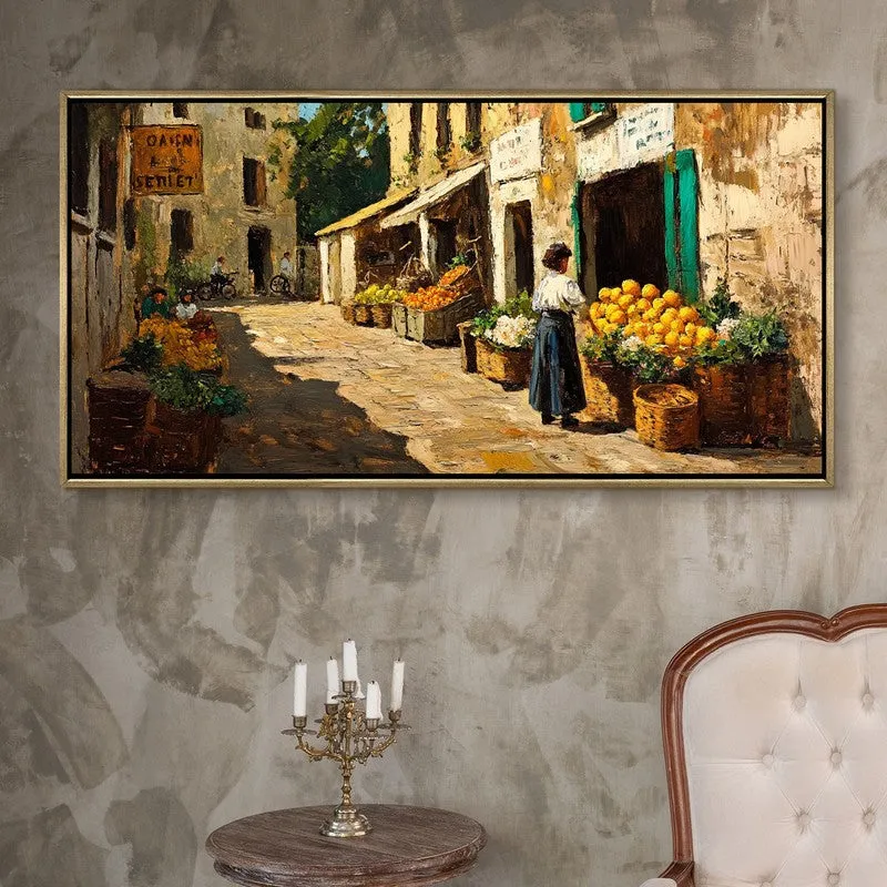 Daytrade Canvas Wall Painting With Frame media 1