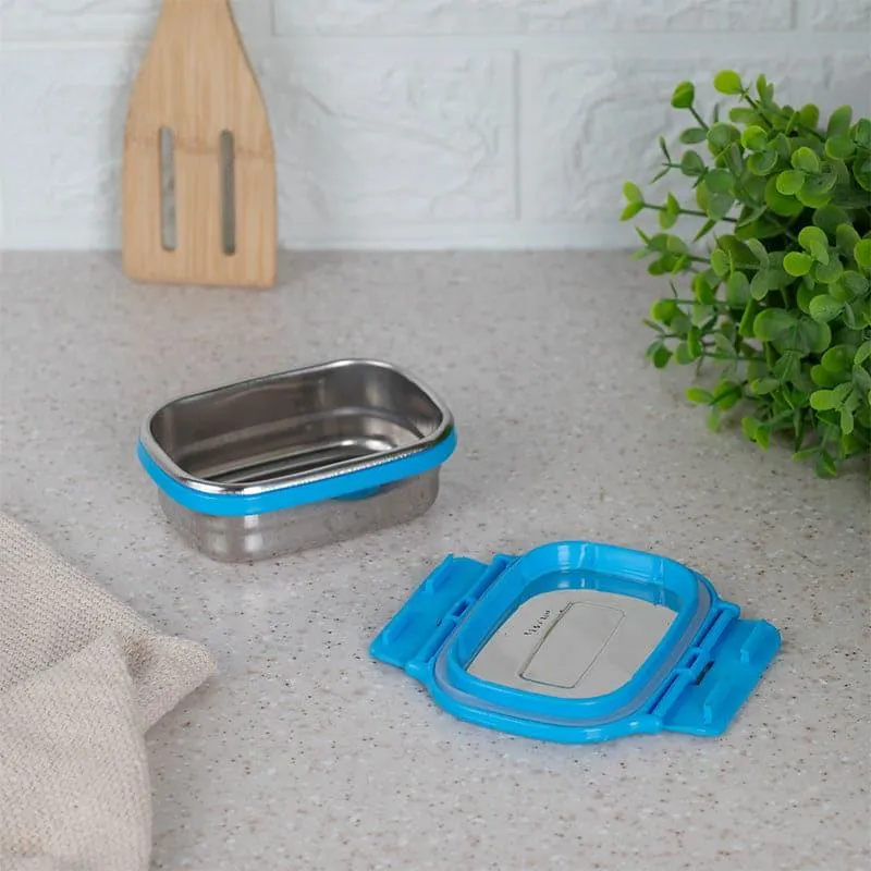 Omera Lunch Box (Light Blue) - 180 ML - 4