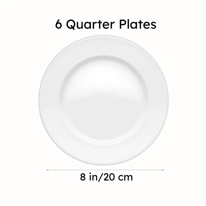 Forest Fern Microwave Safe Ceramic Quarter Plate - Set Of Six media 9
