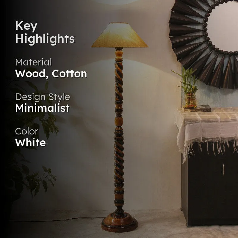 Majestic Aura Floor Lamp (White) media 2