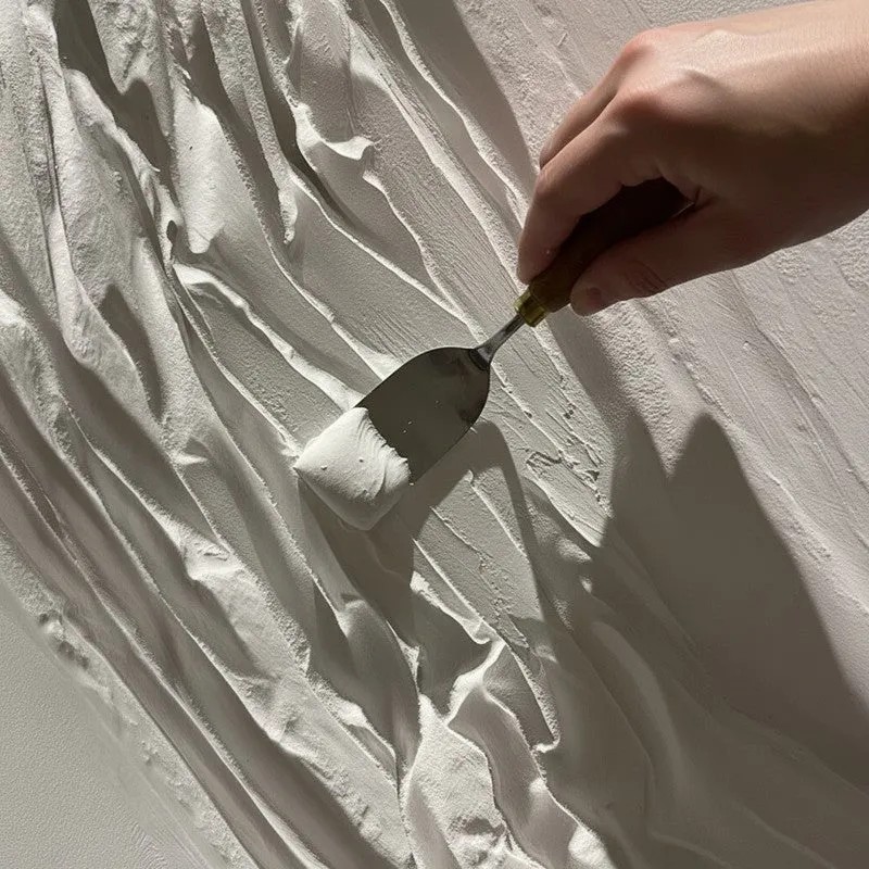 Draped Flow Handmade Canvas Wall Painting media 6