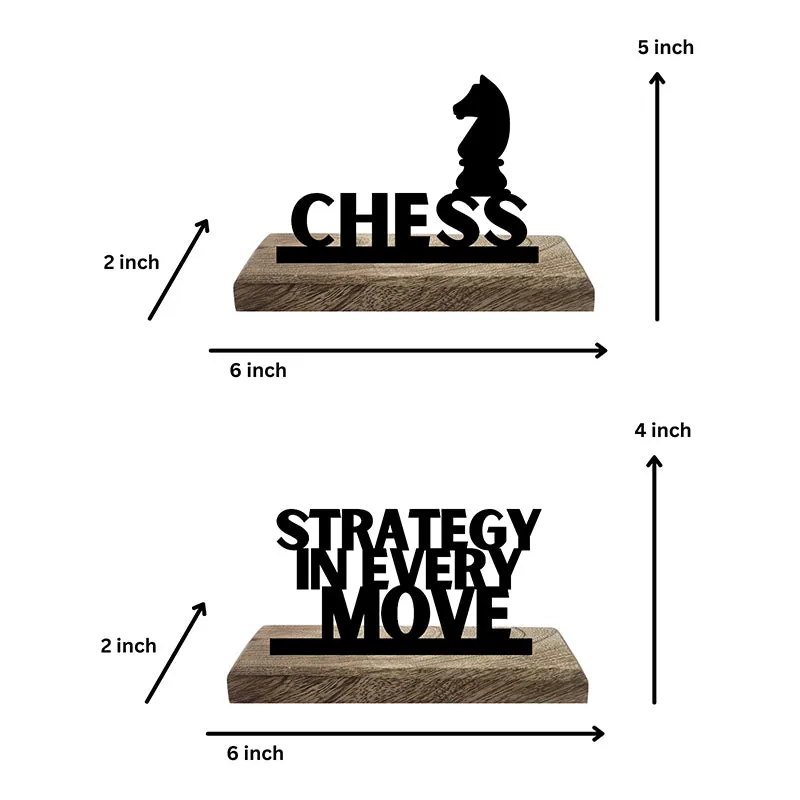 Strategic Chess Showpiece - Set Of Two media 4