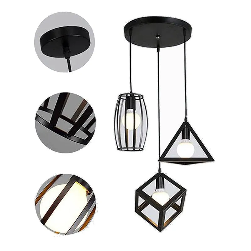 Paloma Light Cluster Metal Ceiling Lamp media 5