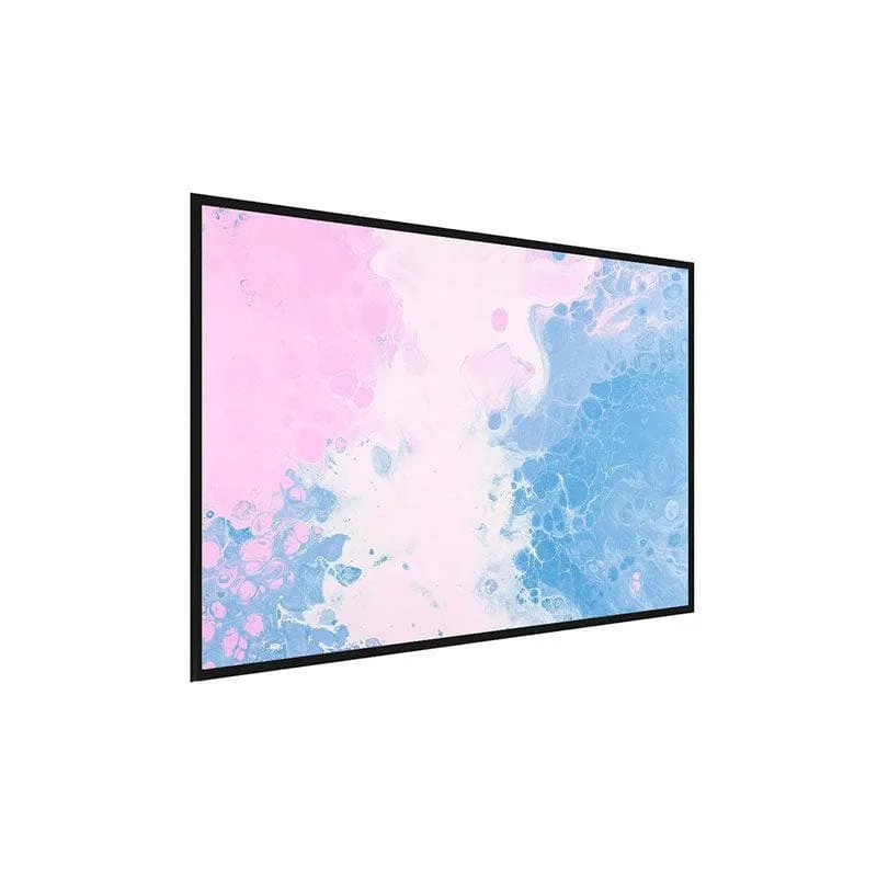 Calm Abstract Canvas Wall Painting - Black Frame media 3