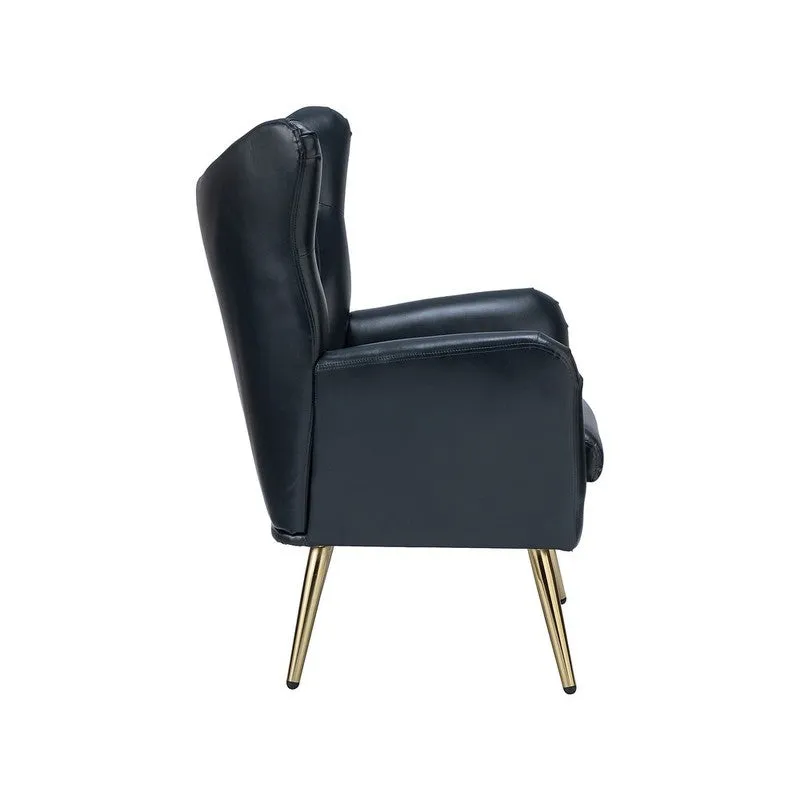 Urbano Neem Wood Lounge Chair - Black media 7