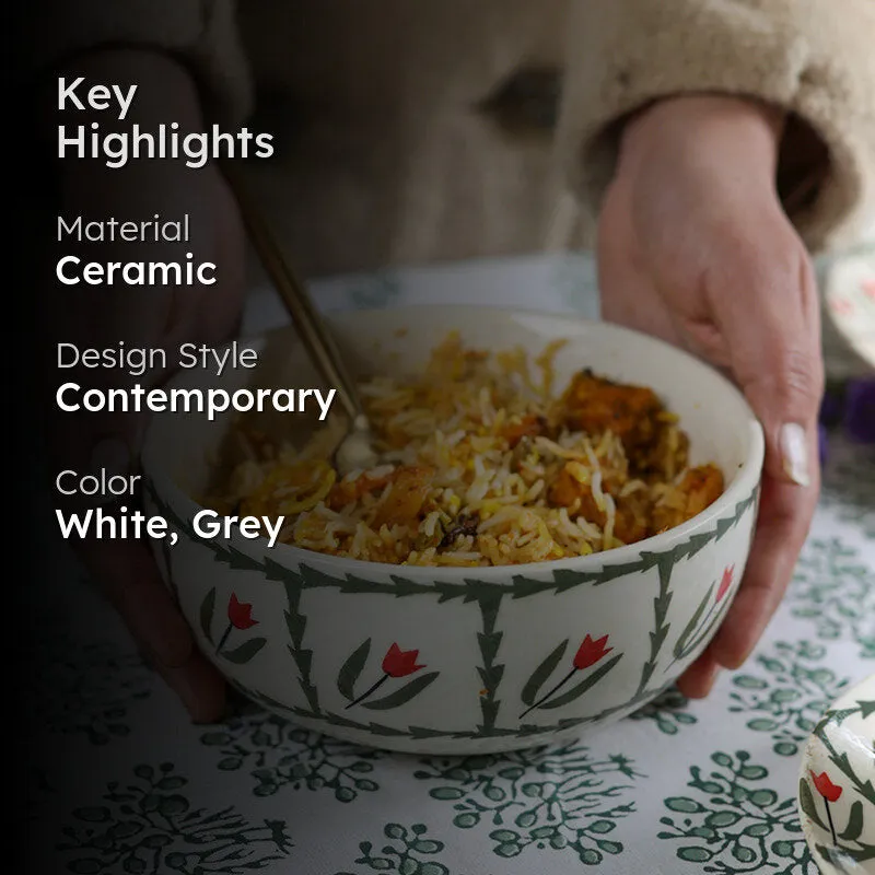 Rosalba Ceramic Snack Bowl - 250 mL media 2