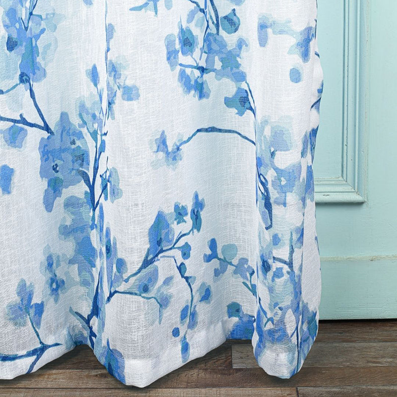 Elaris Linen Texture Sheer Curtain - Set Of Two media 11