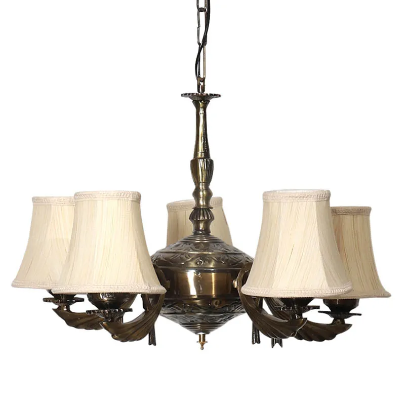 Artisan Conical Golden Antique Ceiling Lamp media 4