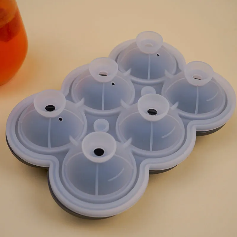 Frost Silicone 6-Cube Ice Mould - Black media 6