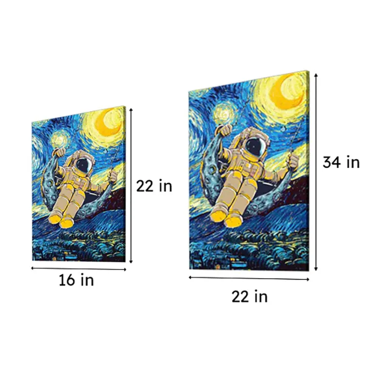 Starrt Starry Astro Wall Painting media 6