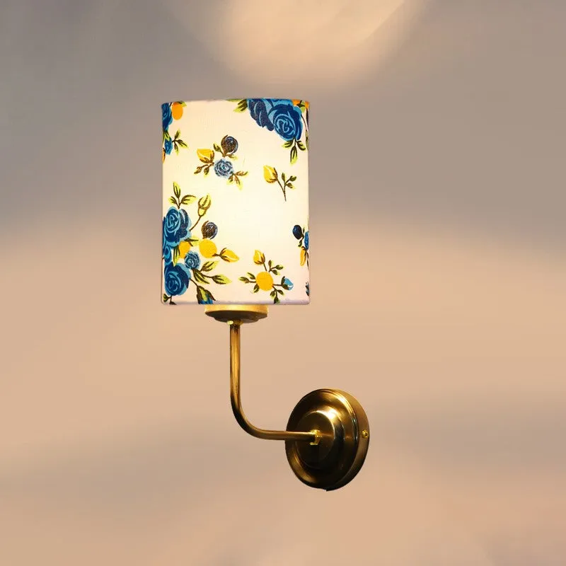 Floranira Fleur Metal Wall Lamp - White,Blue media 6