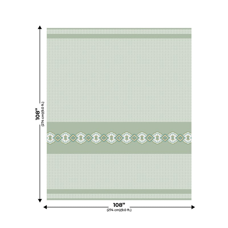 OpulentRest Cotton Bedsheet (Green) - 180 TC media 6