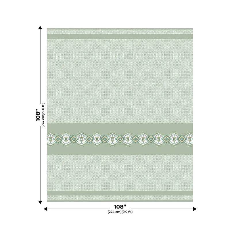 OpulentRest Cotton Bedsheet (Green) - 180 TC media 6