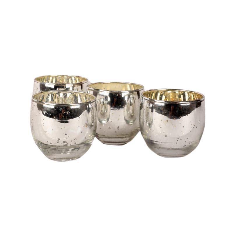 Secura Tealight Candle Holder (Silver) - Set Of Four media 4