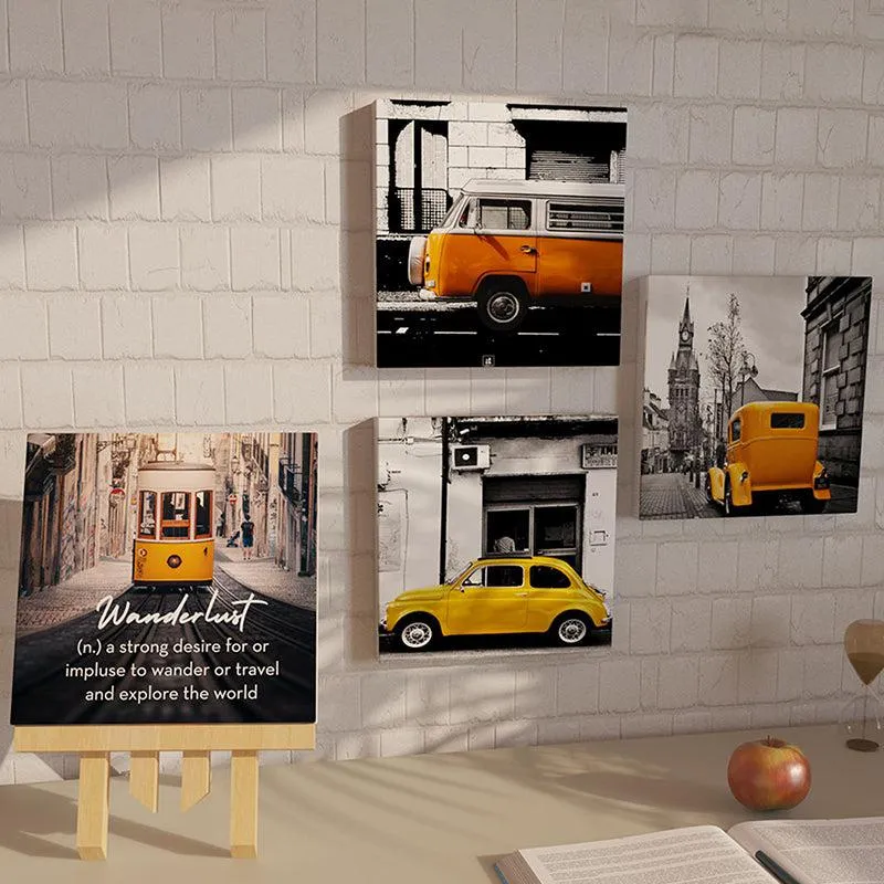 Vintage Wheels Wall Art - Set Of Four media 3