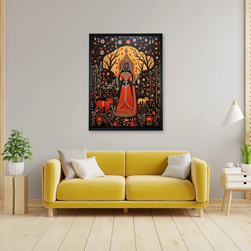 Divine Wild Glow Canvas Wall Art media 5