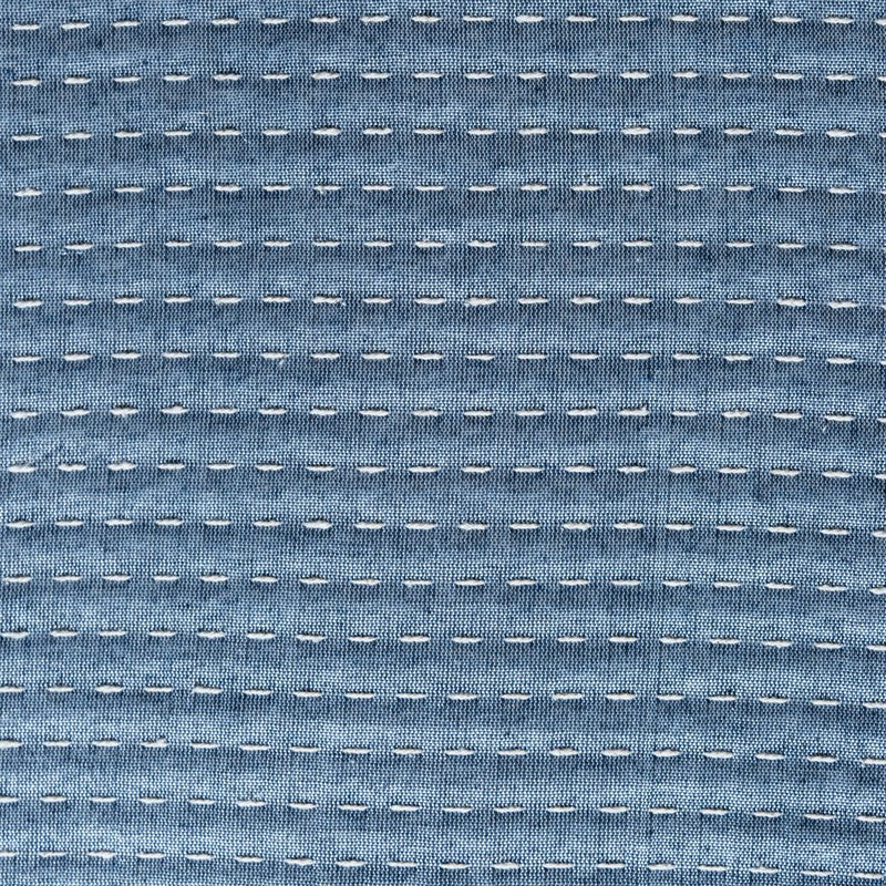 Ivory (Blue Self Stripe Comforter) - Three Piece Set media 6